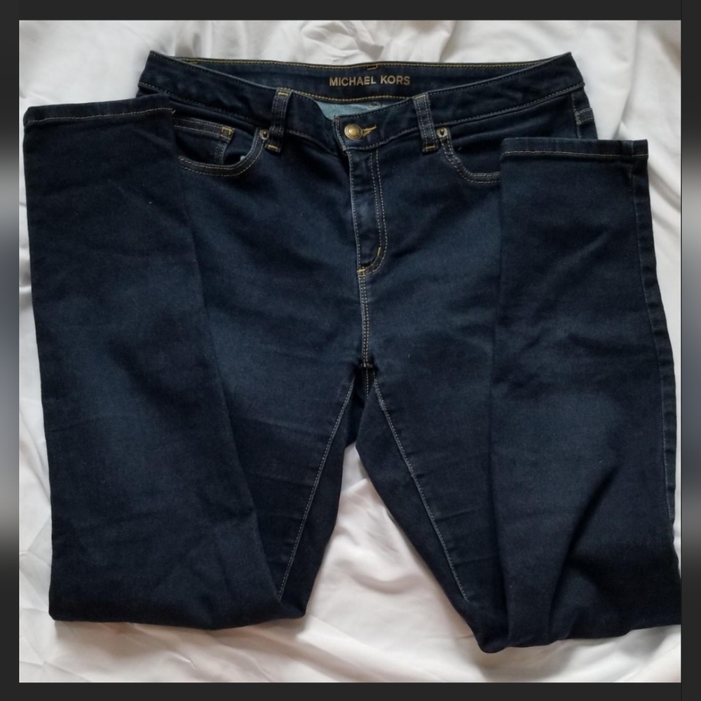 Michael Kors - "izzy skinny" - Dark Wash - 8